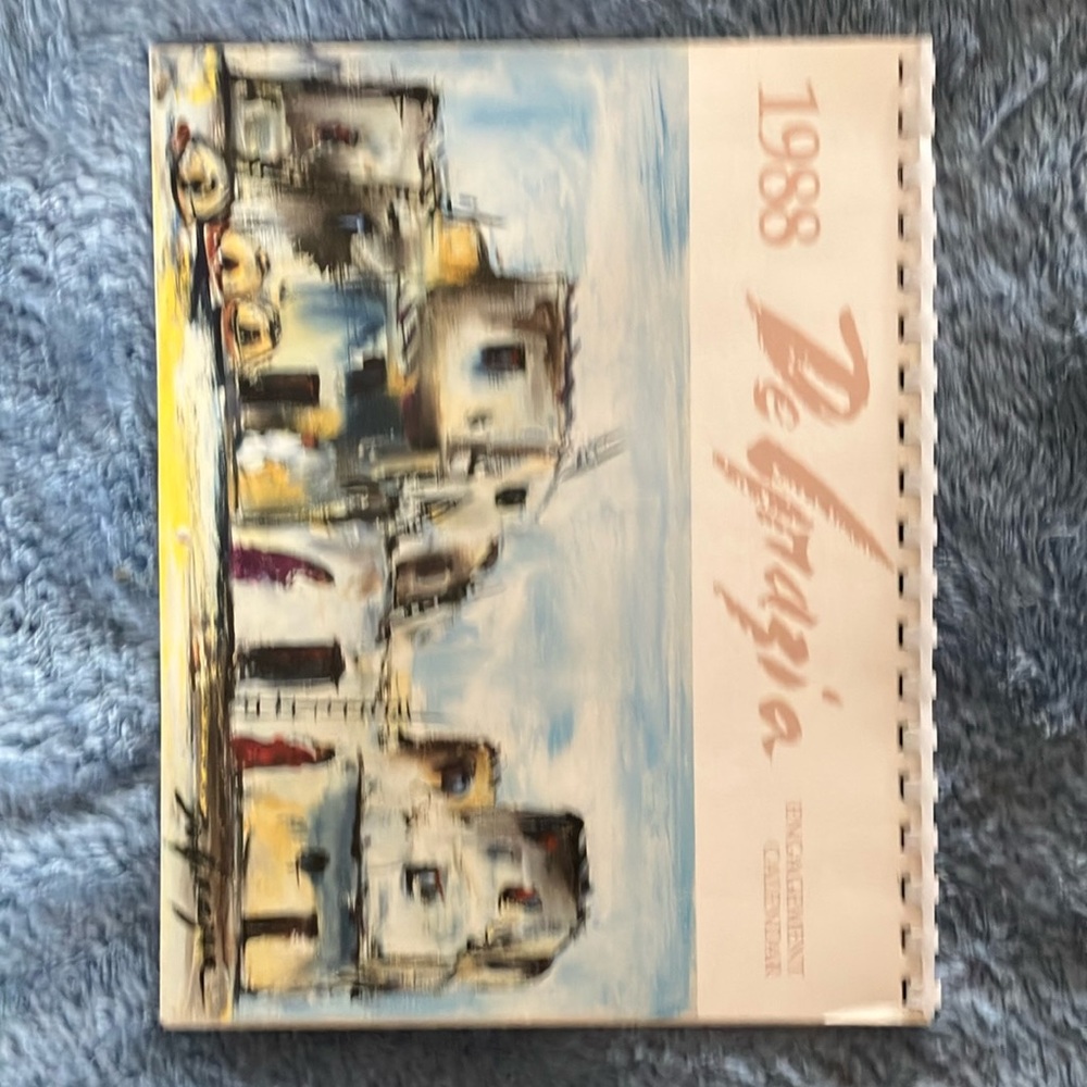 1988 De Grazia Engagement Calendar